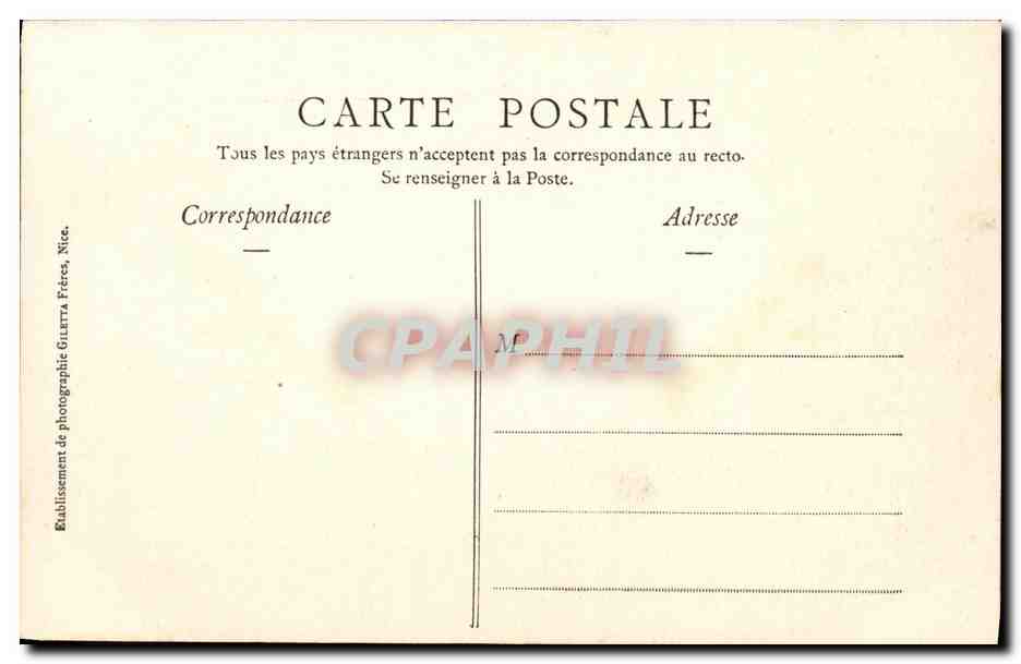 CPA Bateau Guerre Le Gaulois Cuirasse d Escadre — Verso