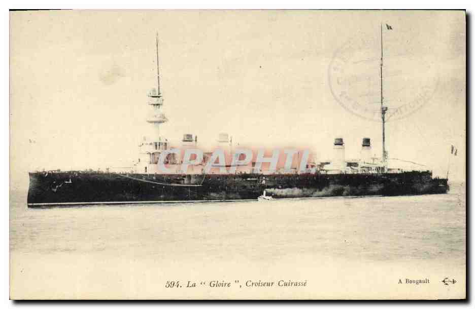 La "Gloire", Croiseur Cuirassé — 594 — A Bougault