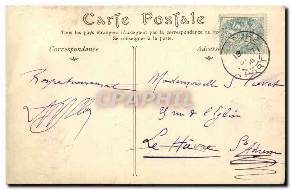 Marine Militaire — Le Croiseur de 1er rang « Gloire » — ND Phot, n°133 — Verso