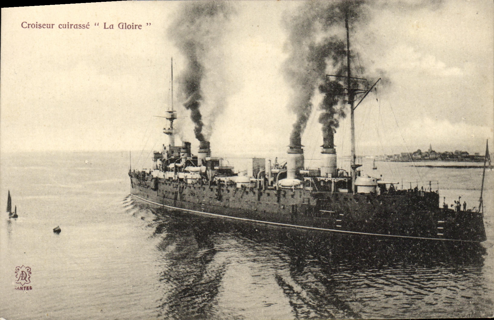 Croiseur cuirassé "La Gloire" — Lorient — éditeur RANTES
