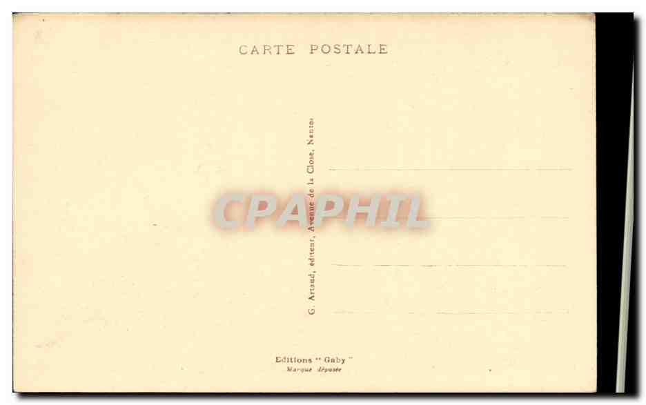 CPA Bateau Guerre Marine de Guerre Francaise Le contre torpilleur Guepard — Verso