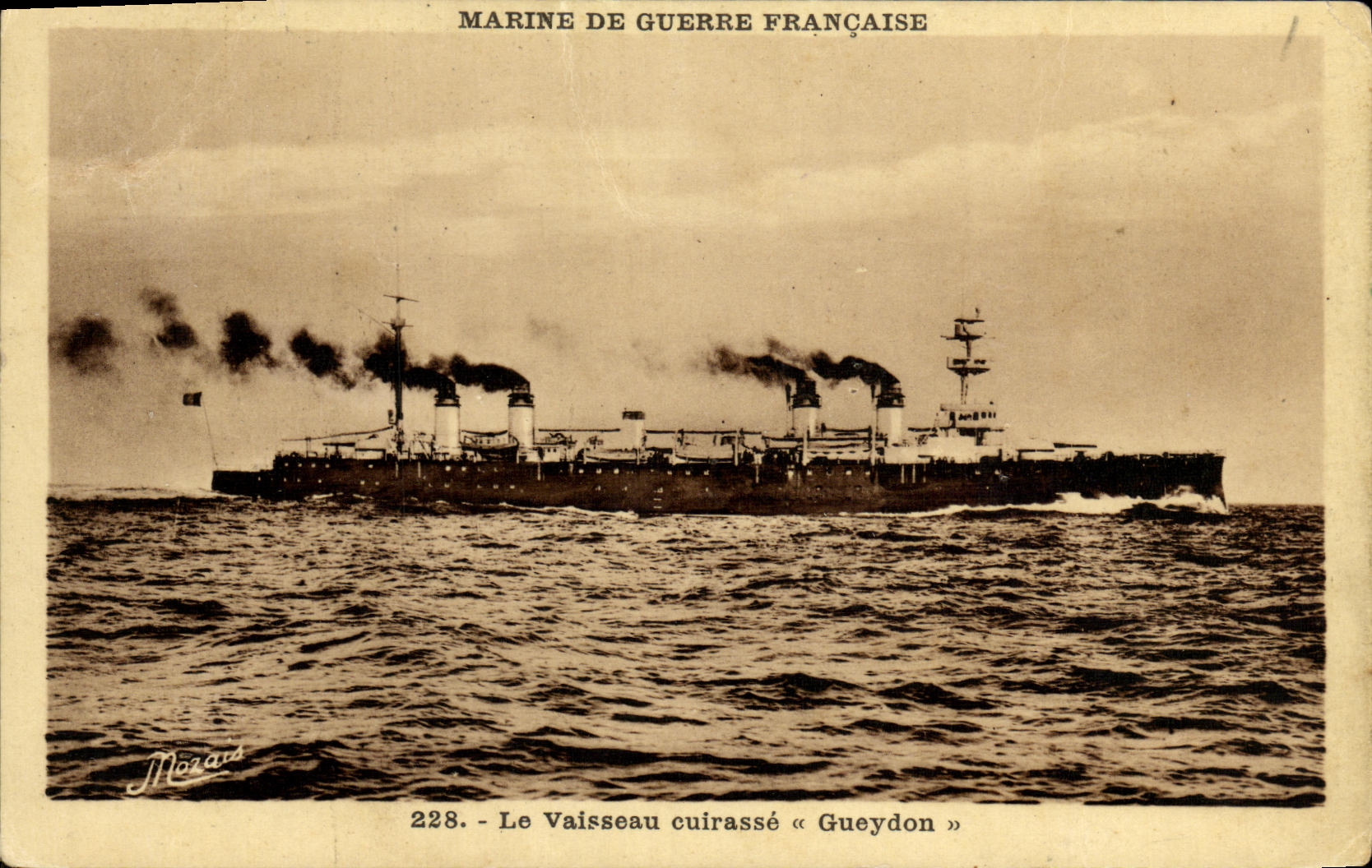 Le Vaisseau cuirassé « Gueydon » — Marine de Guerre Française — Mozars, n° 228