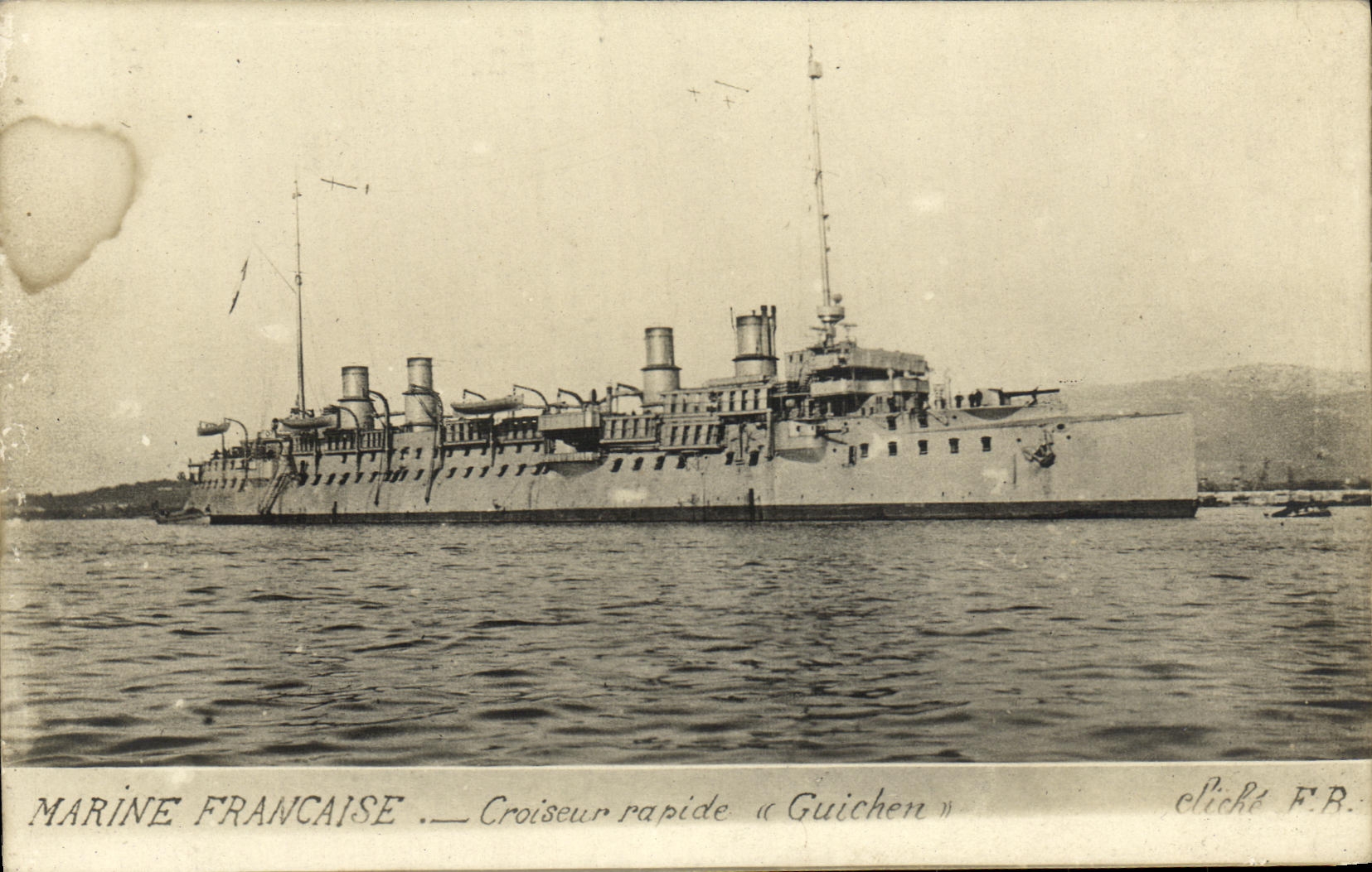 Marine Française — Croiseur rapide « Guichen » — Cliché F.R.