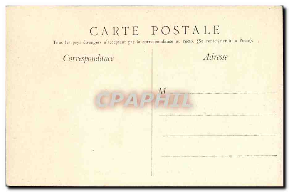CPA Bateau Guerre Le Guichen Croiseur de 1ere Classe — Verso