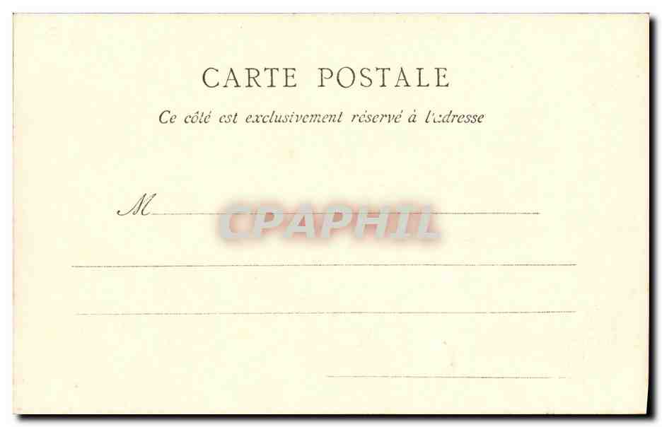 CPA Bateau Guerre Cherbourg Le Croiseur Guichen — Rückseite