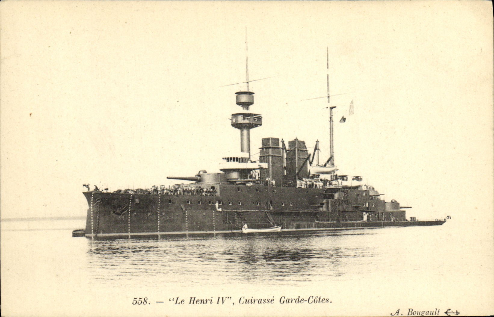 Le Henri IV — Cuirassé Garde-Côtes — A. Bougault n°558
