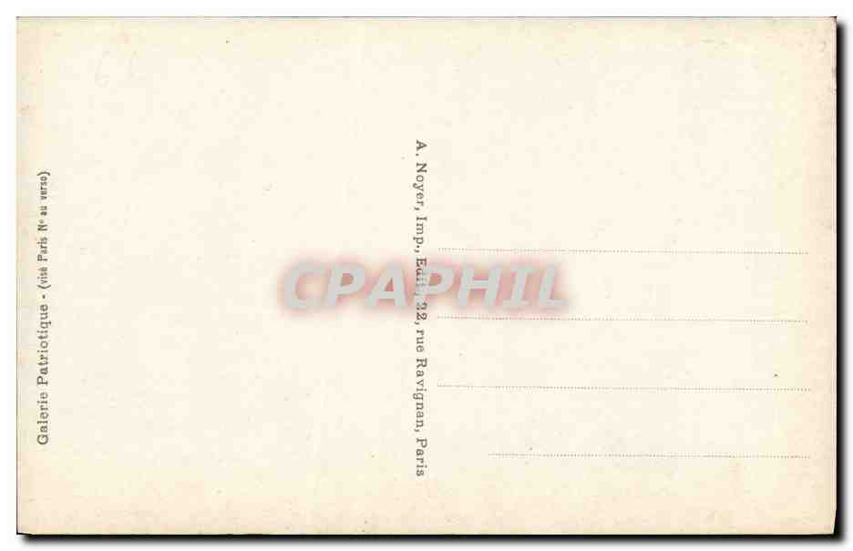 H.M.S. Dreadnought HERCULES — Portant pavillon de l'Amiral Calloghan — S. Cribb, Southsea, n° 582 — Achterkant