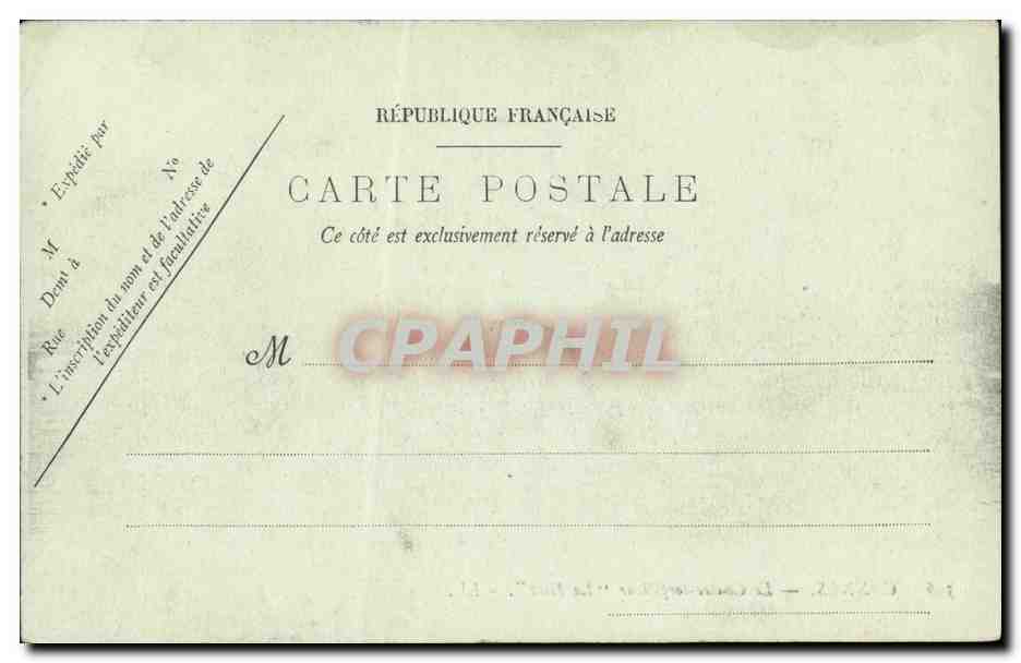 CANNES — Le Contre-torpilleur "La Hire" — LL. — n° 546 — Verso