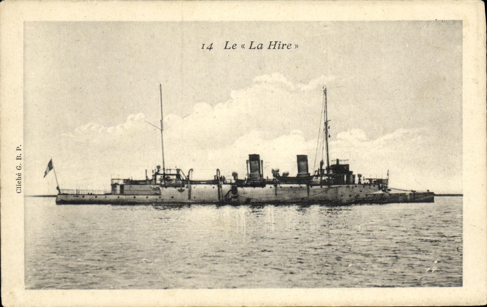 CPA Bateau Guerre Cannes Le contre Torpilleur La Hire