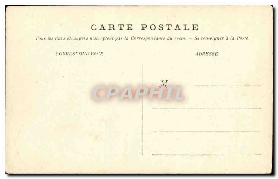 CPA Bateau Guerre Cannes Le contre Torpilleur La Hire — Verso