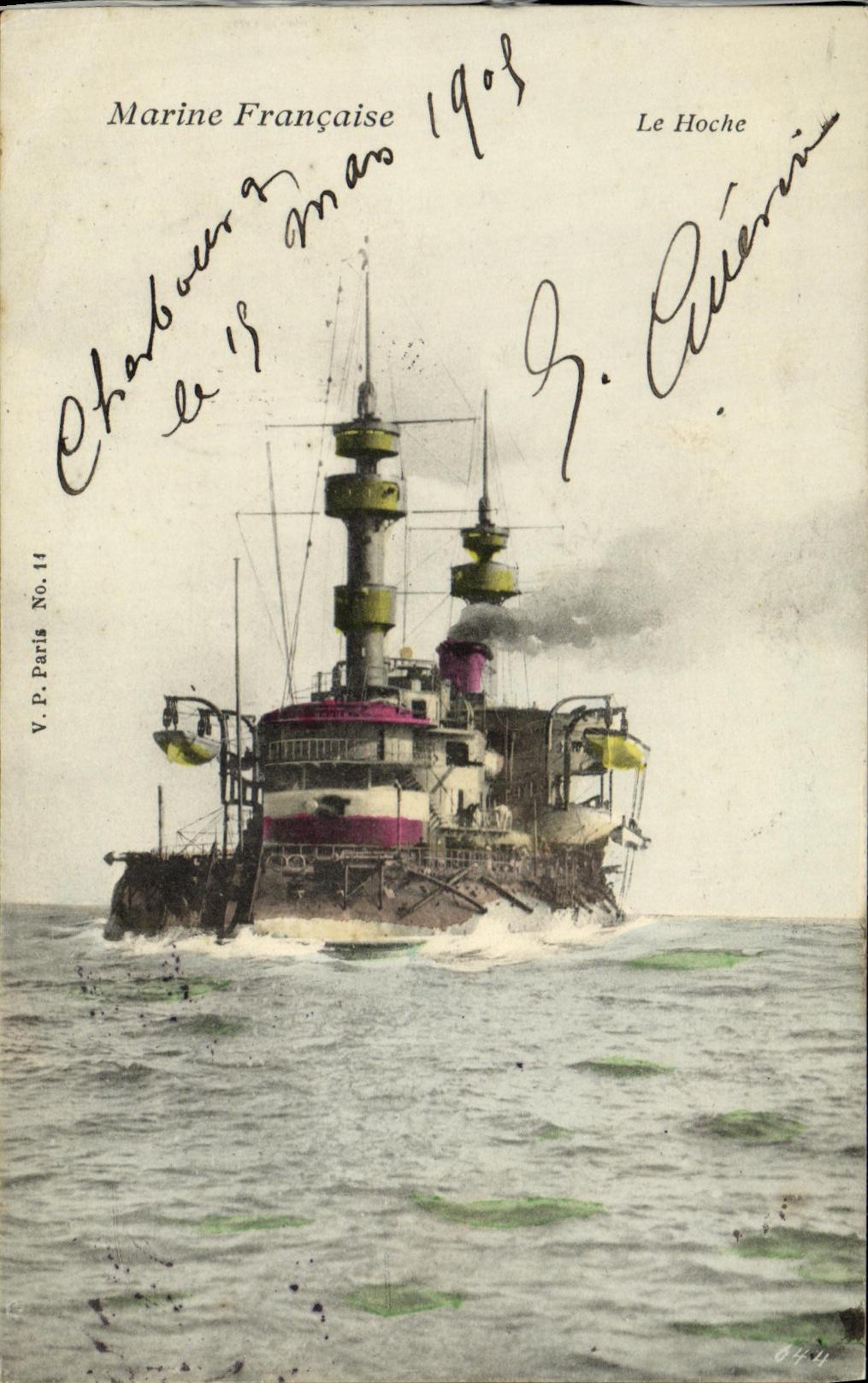 Le Hoche — Croiseur de la Marine Française — V.P. Paris No. 14