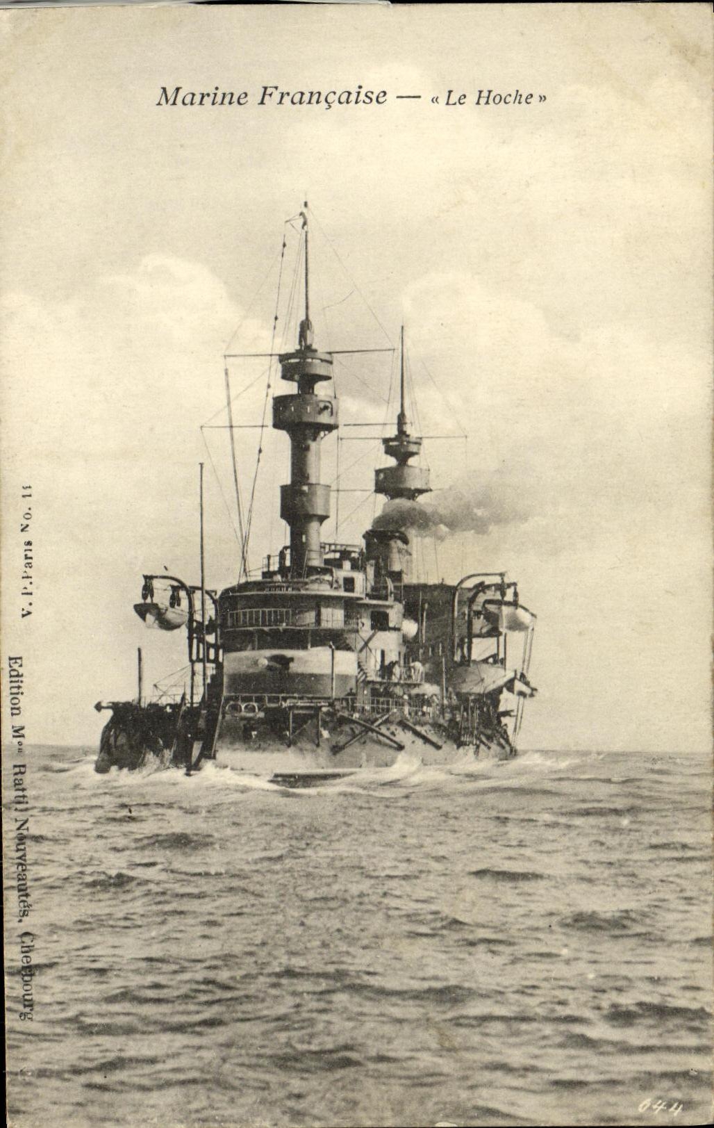 Marine Française — « Le Hoche » — Edition M. Ratil, Noyeaux, Liepbourg, N° 044