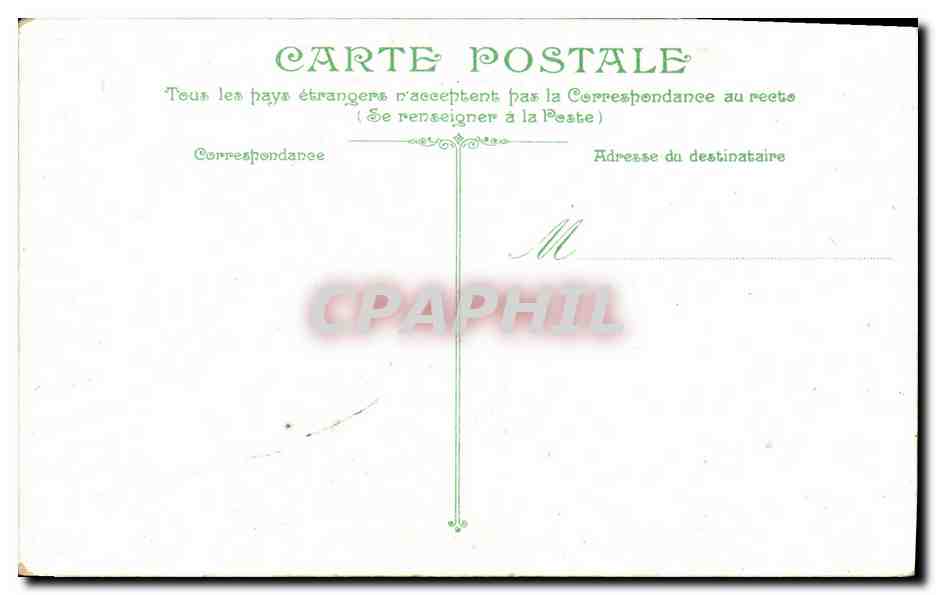 CPA Bateau Guerre Marine Francaise Le Hoche Garde Cotes Cuirasse amiral — Verso