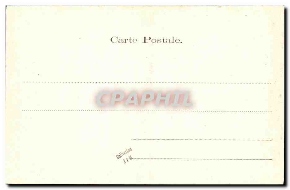 CPA Bateau Guerre Toulon Un Cuirasse en Rade Le Hoche — Verso