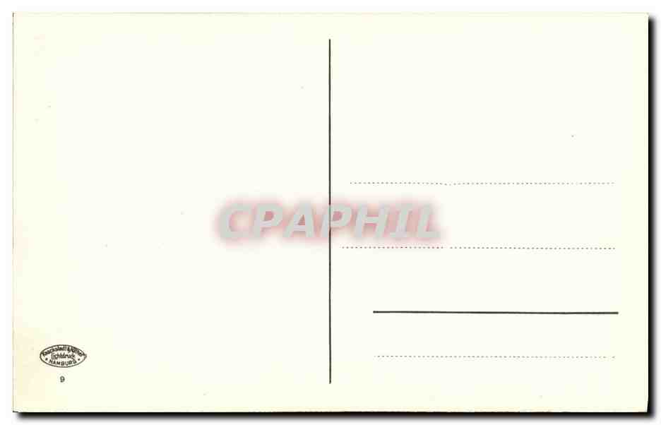 CPA Bateau Guerre SMY Hohenzollern — Verso