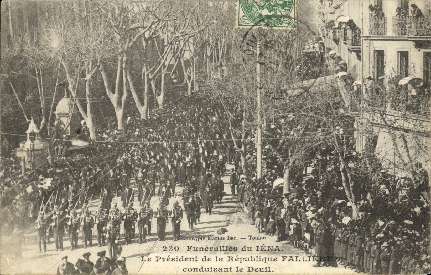 Funérailles du Président de la République Félix Faure — Toulouse — Letotype Marius Bar, n°230