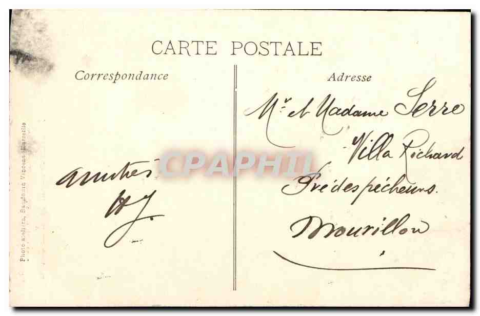 CPA Bateau Guerre La Catastrophe du Iena M thomson sur les lieux du sinistre — Verso