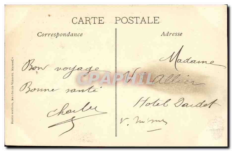 Toulon — Catastrophe du Iéna 12 Mars 1907 — Cl J Félix — Verso