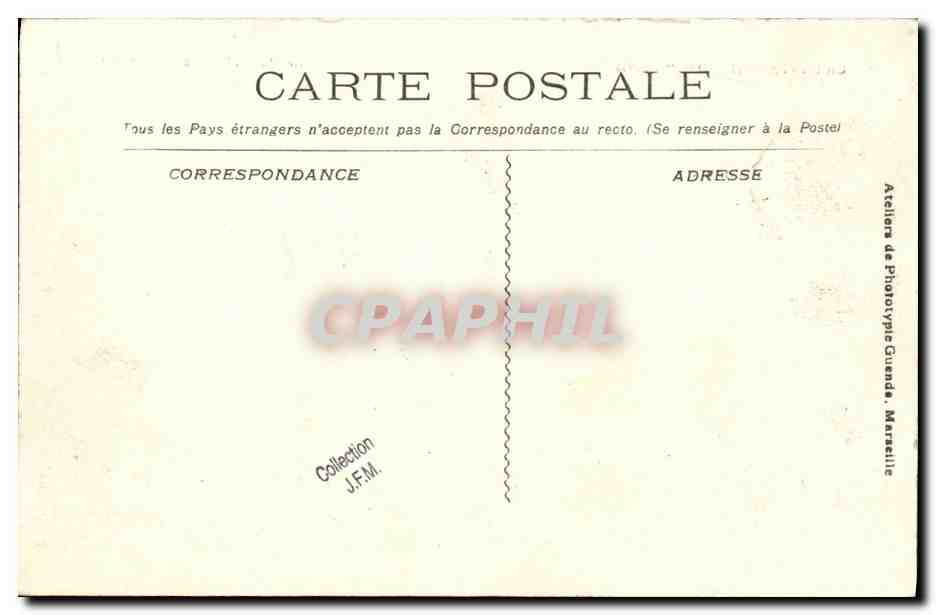 Le "Iéna" après la Catastrophe — Catastrophe du "Iéna" — Ateliers de Phototypie Guéna, Marseille — Verso