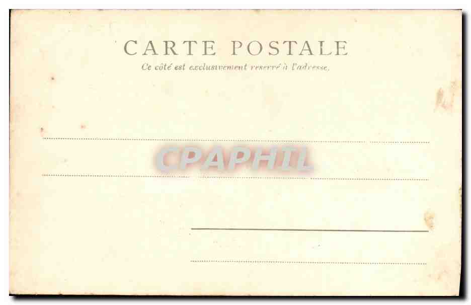 CPA Le Iena Bateau  — Verso