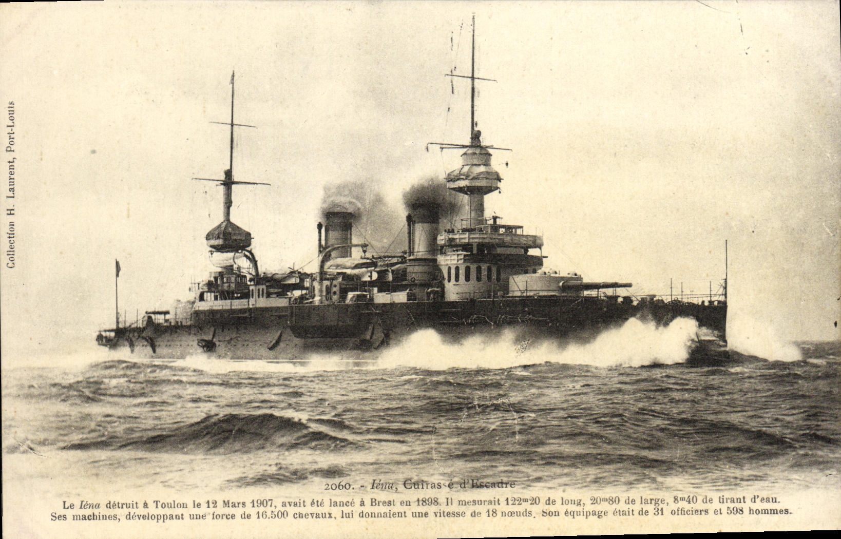 CPA Iena Cuirasse d Escadre Bateau