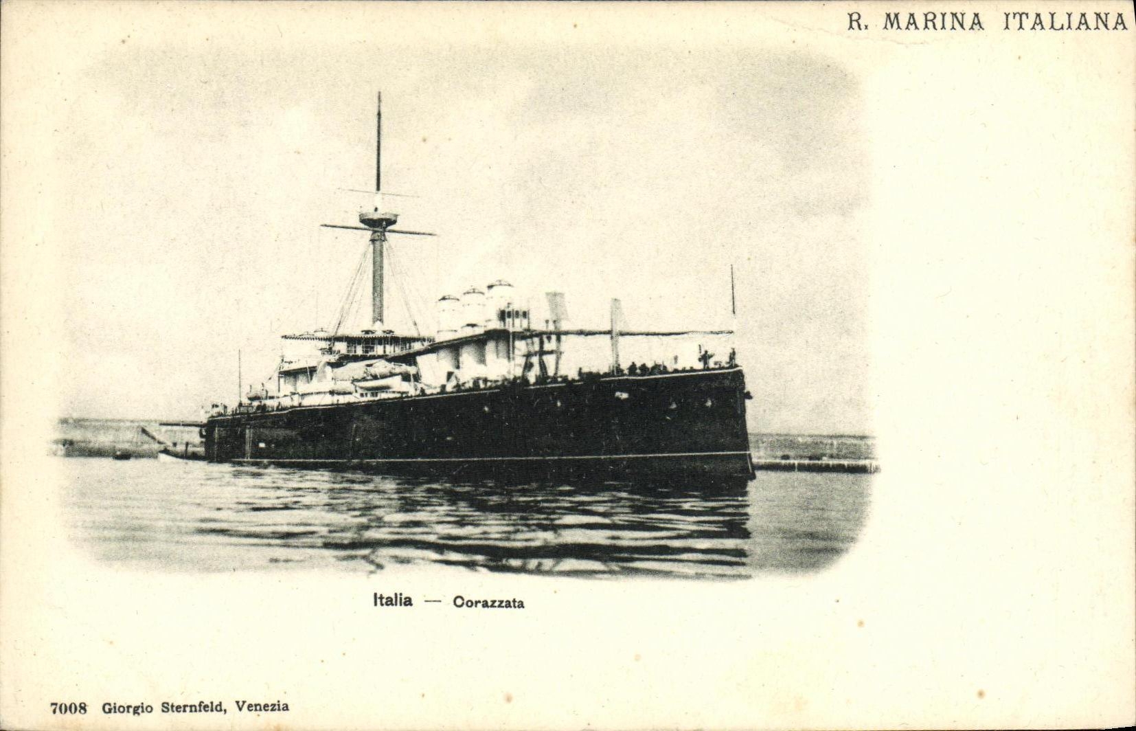 Italia — Corazzata — Giorgio Sternfeld, Venezia, n°7008