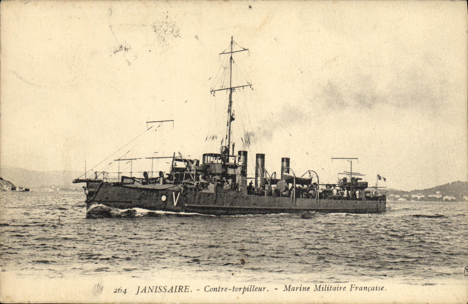 Janissaire — Contre-torpilleur — Marine Militaire Française