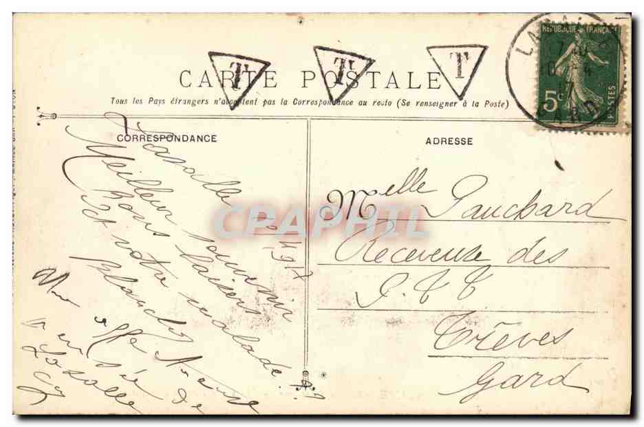 Janissaire — Contre-torpilleur — Marine Militaire Française — Achterkant