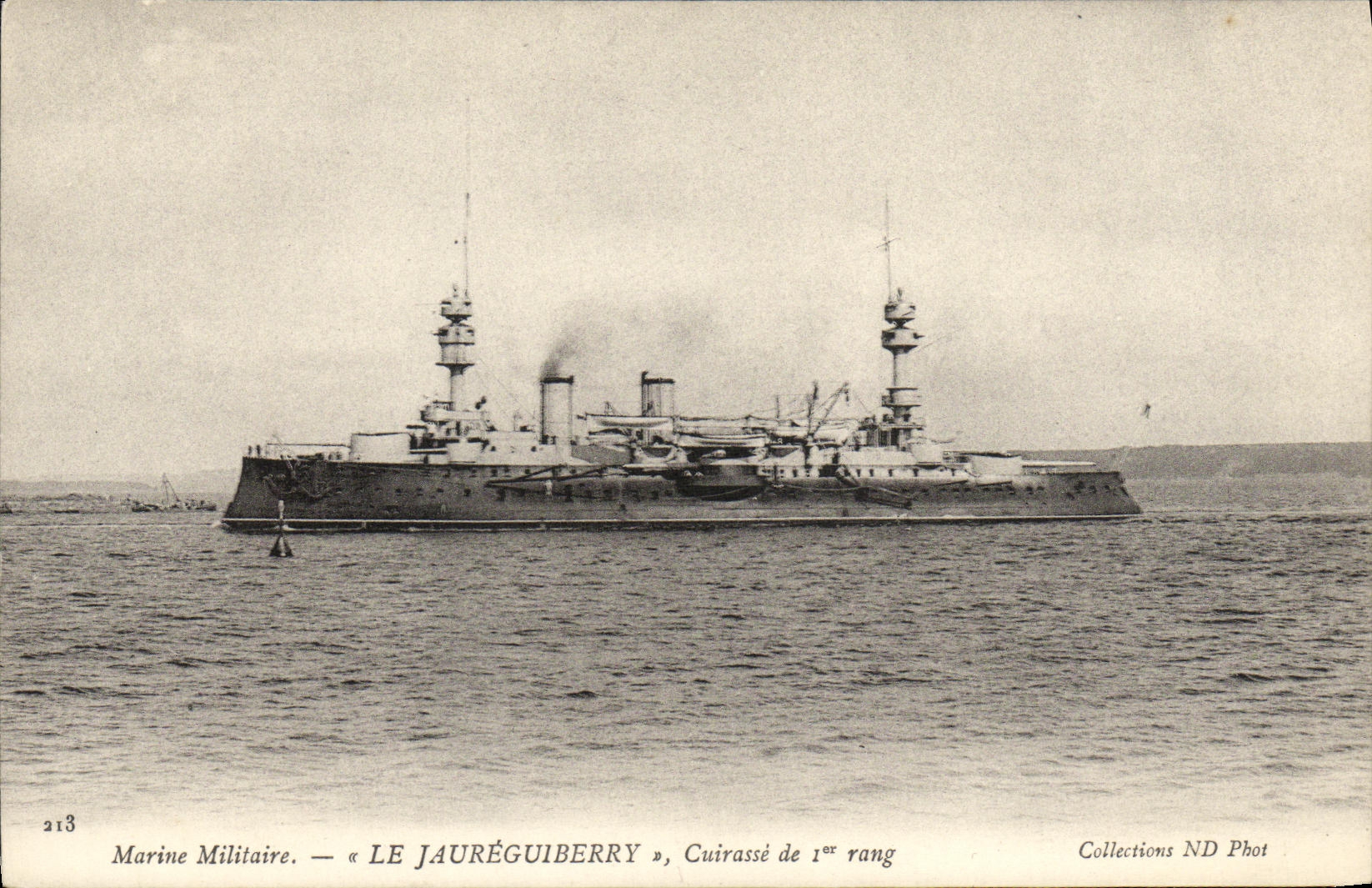 Le Jauréguiberry — Cuirassé de 1er rang — Collections ND Phot