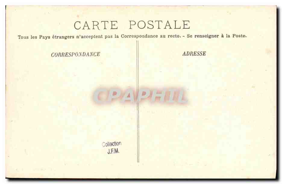 Le Jauréguiberry — Cuirassé d'escadre à Toulon — A. Bougault n°536 — Rückseite