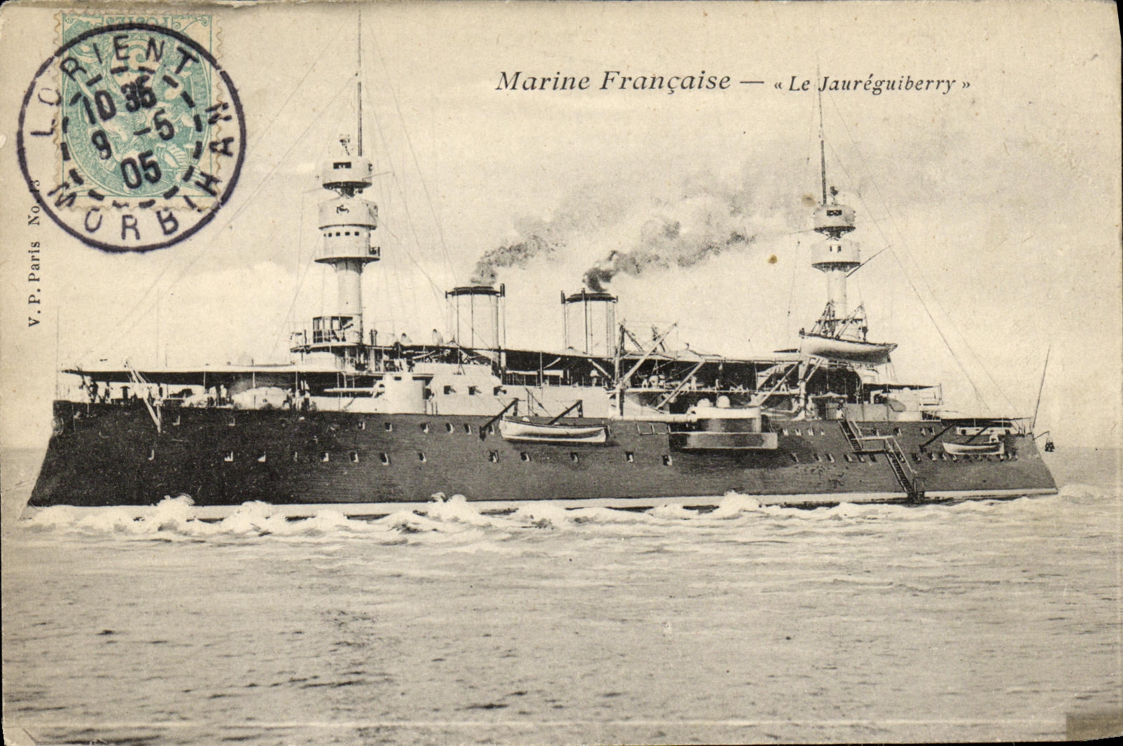 Marine Française — « Le Jauréguiberry » — V.P. Paris No. 36