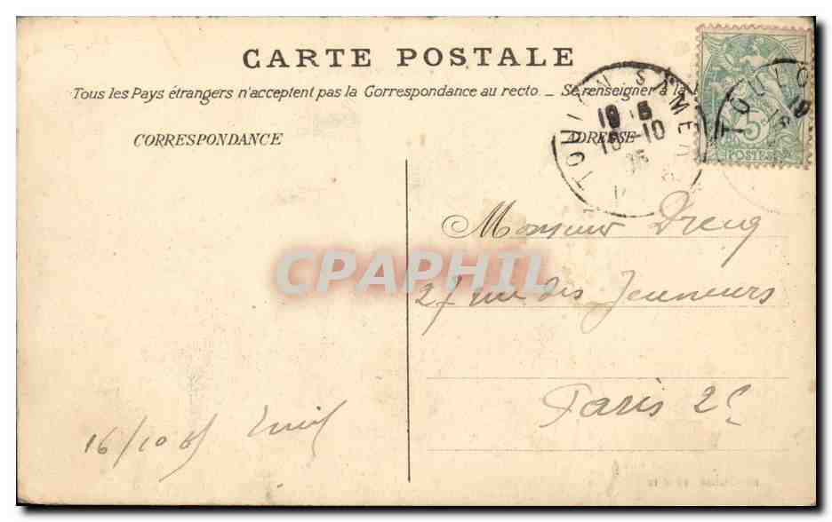 Le Jauréguiberry — Croiseur de la Marine Française — Edit. Chanteperdrix n°127 — Achterkant