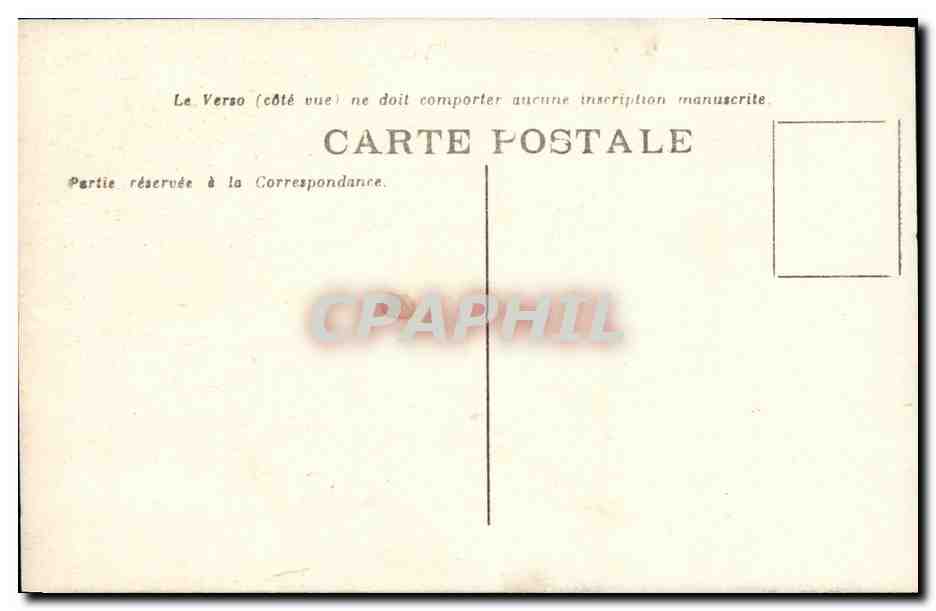CPA Bateau Guerre Marine Militaire Francois Jean Bart Cuirasse a Turbines — Verso