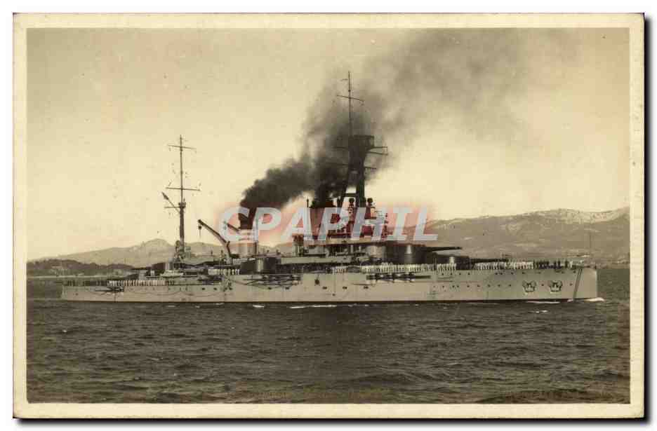 CPA Bateau Guerre Marine De Querre Le Jean Bart