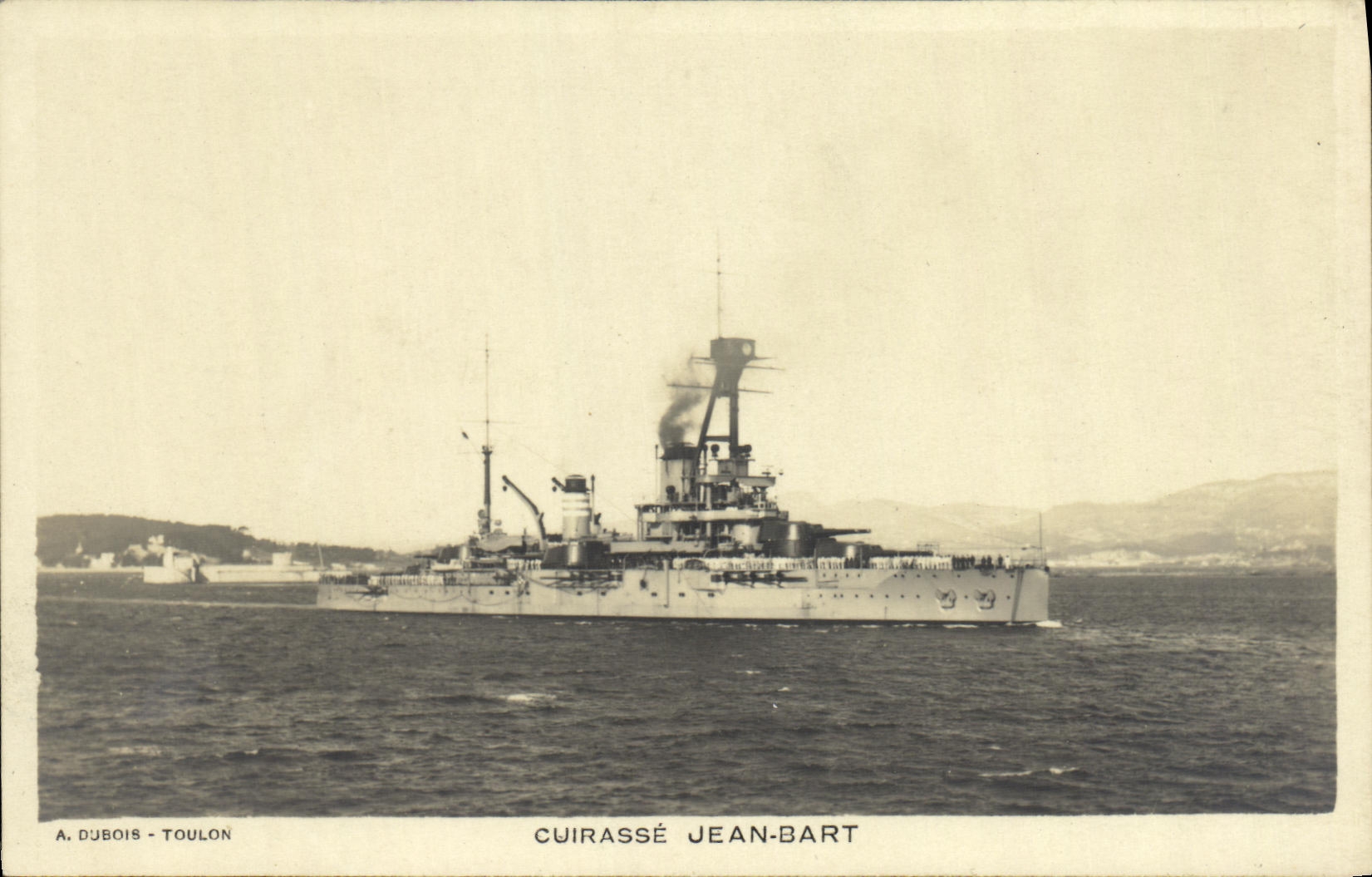 CPA Bateau Guerre Cuirasse Jean Bart