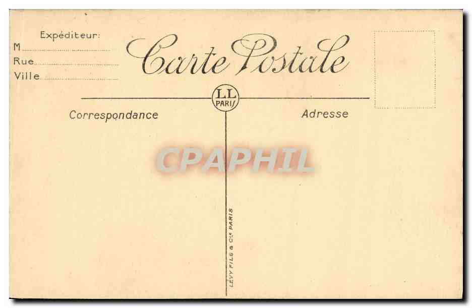 CPA Bateau Guerre Marine de Querre Le Jean Bart Cuirasse d Escadre de 23000 Tonnes — Verso