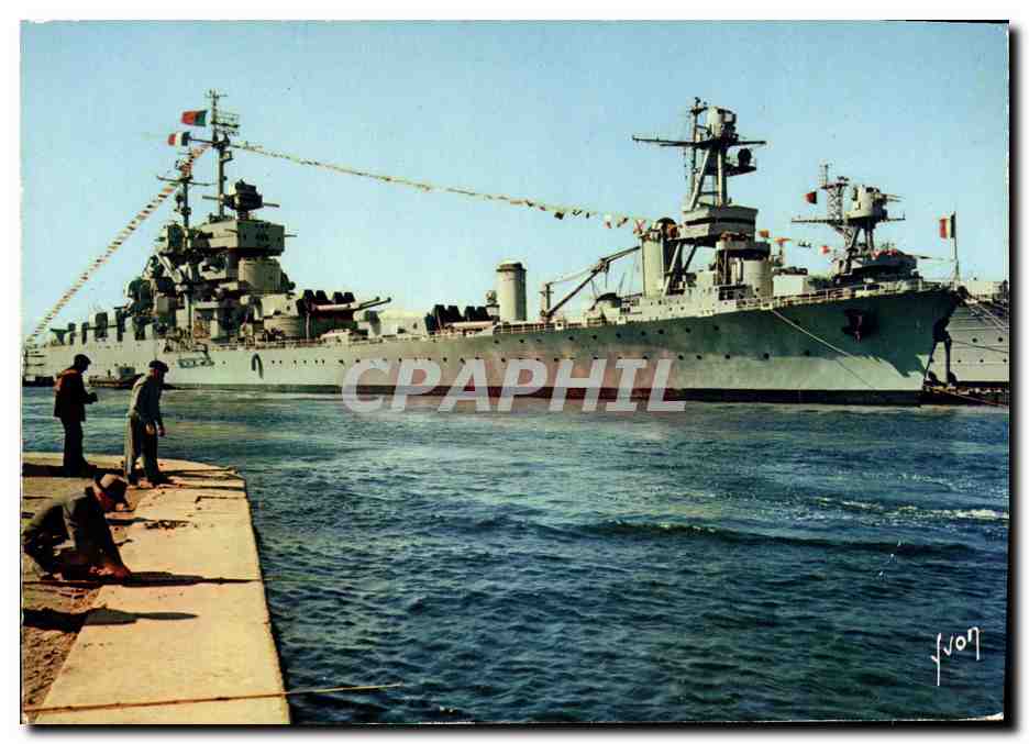 CPM Bateau Guerre Marine Nationale Le Cuirasse Jean Bart