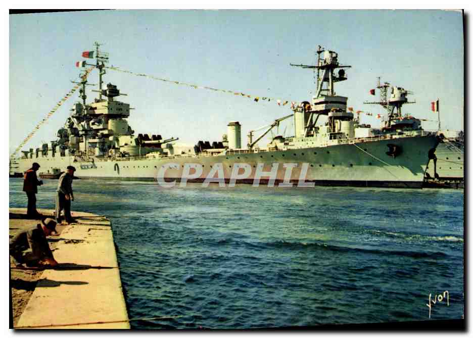 CPM Bateau Guerre Marine Nationale Le Cuirasse Jean Bart