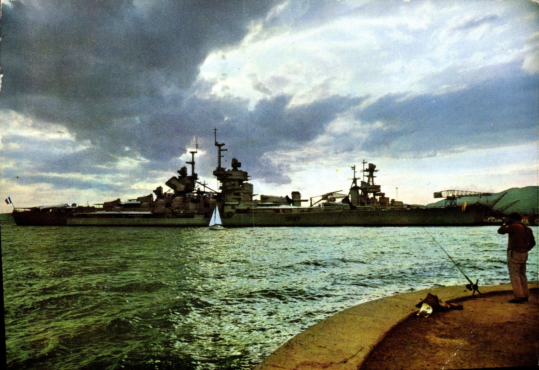 CPM Bateau Guerre Toulon Marin Le Jean Bart