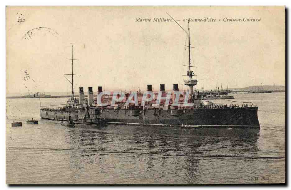 Marine Militaire — « Jeanne-d'Arc » Croiseur-Cuirassé — ND Pla
