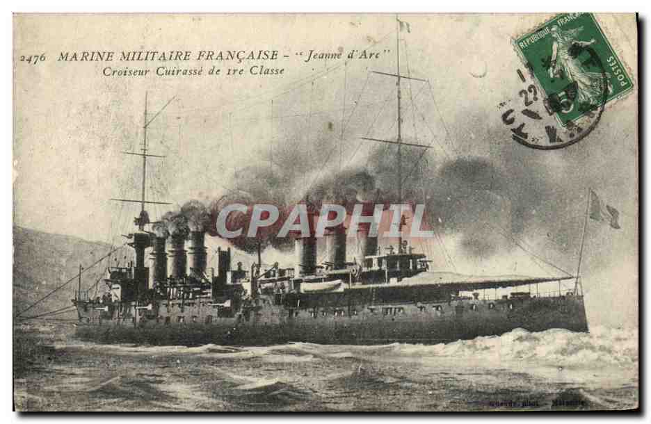 Croiseur Cuirassé Jeanne d'Arc — Marine Militaire Française — n° 2476