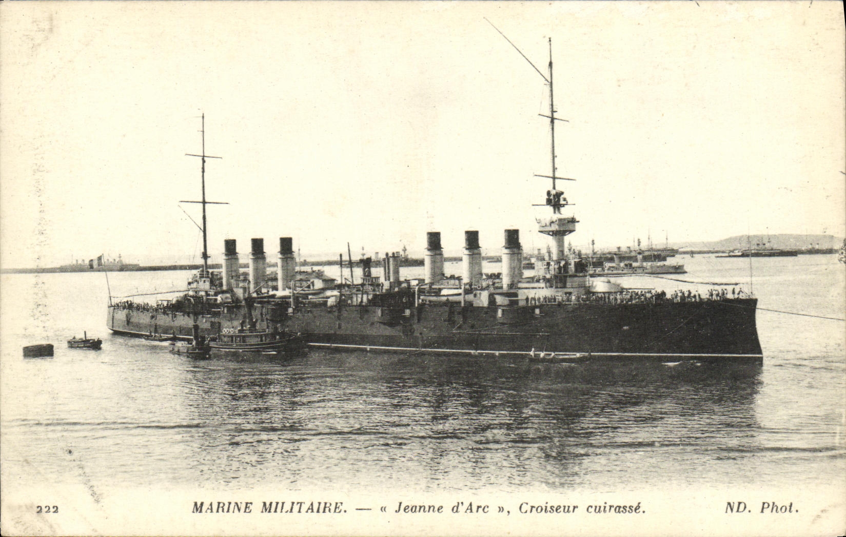 Marine Militaire — « Jeanne d'Arc », Croiseur cuirassé — ND. Phot. n°222