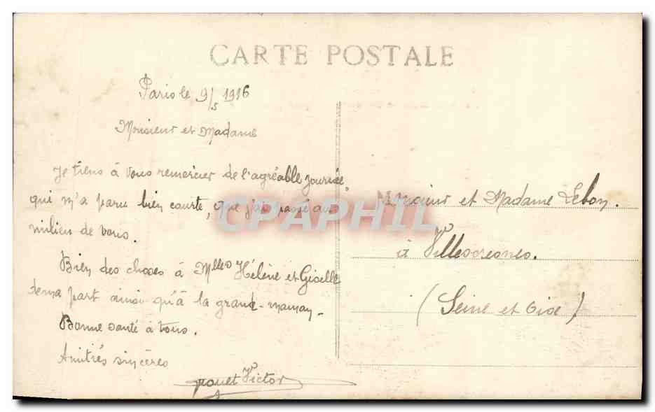 Croiseur cuirassé Jeanne d'Arc — Guerre Navale 1914-1916 — Éditeur non visible — Reverso