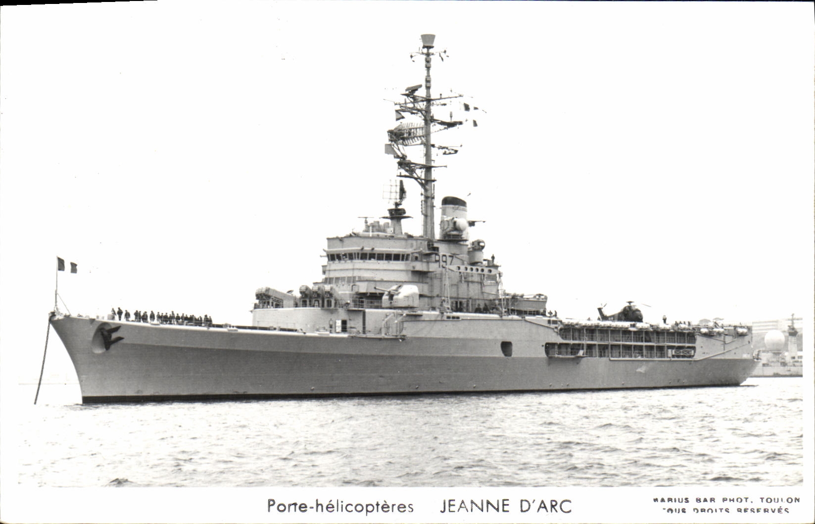 CPSM Bateau Porte helicopteres Jeanne d arc