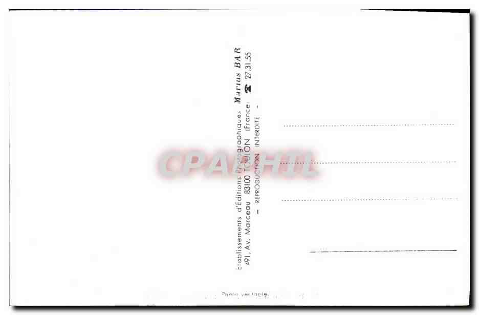 CPSM Bateau Porte helicopteres Jeanne d arc — Verso
