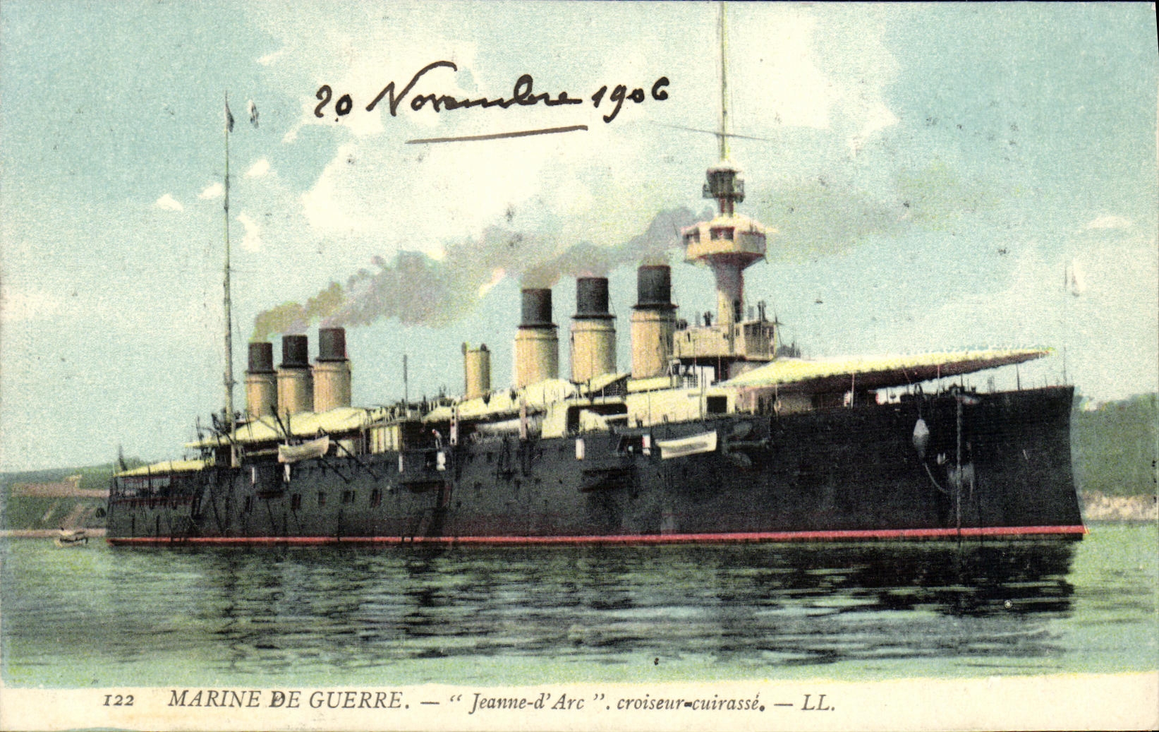 Jeanne-d'Arc — croiseur-cuirassé — LL. — Marine de Guerre — 122