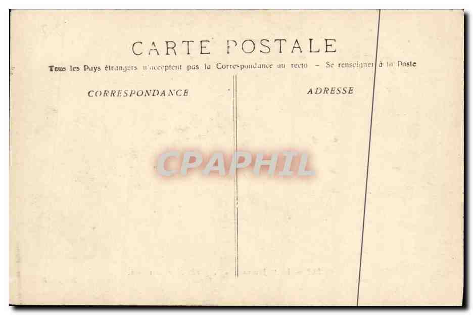Le "Jemmapes", garde-côtes cuirassé — A. Bougault, n° 542 — Achterkant