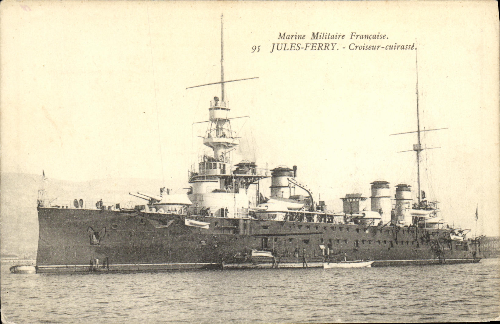 Jules Ferry — Croiseur-cuirassé — Marine Militaire Française — Éditeur J.F.M.