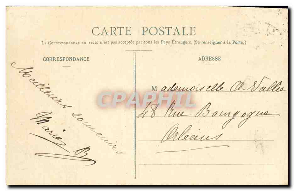 Le Croiseur-Cuirassé Jules Michelet — Collection H. Laurent, Port Louis — Verso