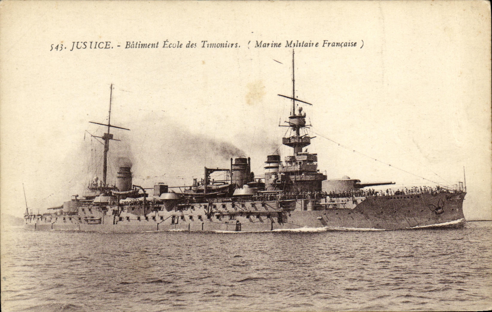 Justice — Bâtiment École des Timoniers — Marine Militaire Française